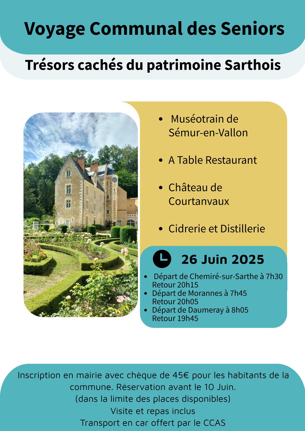 Voyage Communal des Séniors