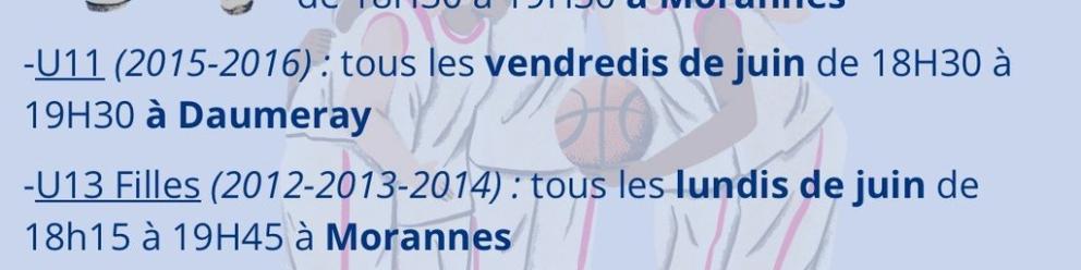 ALJ Basket : séances d'entraînements découvertes