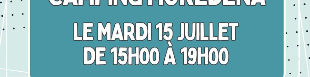 Après-midi jeux de société au camping