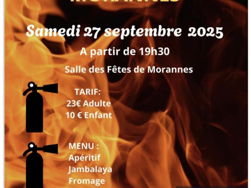 Soirée Dansante Jambalya des pompiers de Morannes