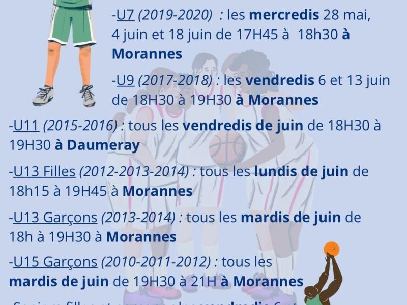ALJ Basket : séances d'entraînements découvertes